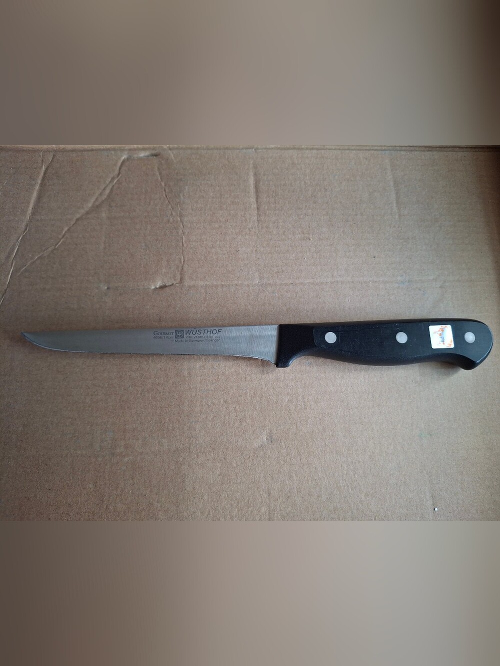 Wusthof Fillet/Boning Knife with Black Handle